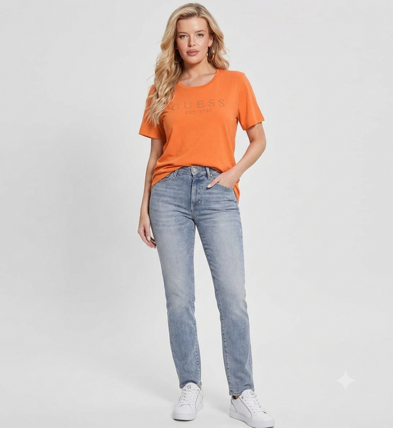 Premium Exclusive High-End Quality Oversized Rhinestone Graphic Tee