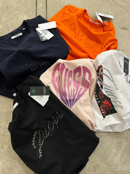 Premium Exclusive High-End Quality Oversized Rhinestone Graphic Tee