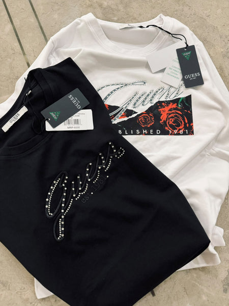 Premium Exclusive High-End Quality Oversized Rhinestone Graphic Tee