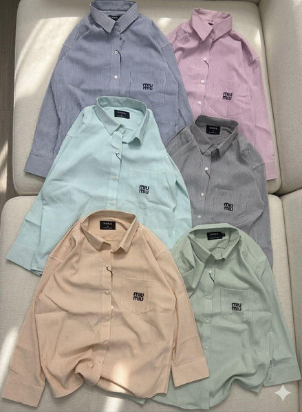 Premium Exclusive High-End Quality Light Pinstripe Regular Fit Shirt
