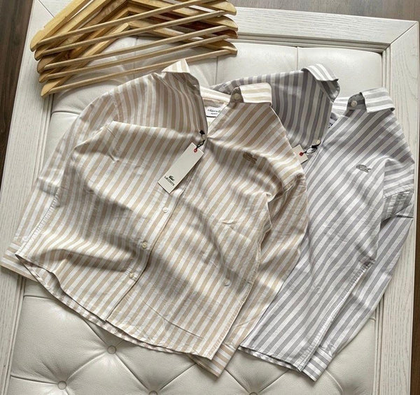 Premium Exclusive High-End Quality Women’s Regular Fit Striped Button-Down Shirt