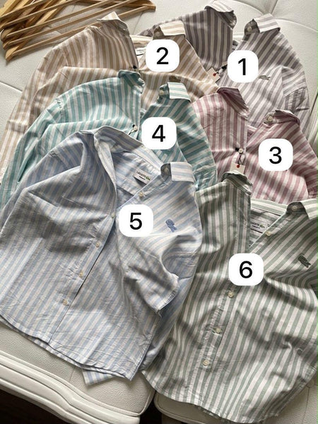 Premium Exclusive High-End Quality Women’s Regular Fit Striped Button-Down Shirt