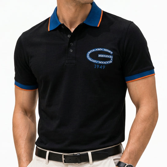 Premium Contrast Trim Polo Shirt – Modern Casual Essential
