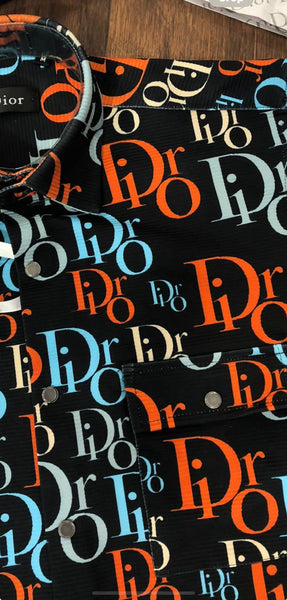Premium Exclusive Long-Sleeve Button-Up Shirt – Multicolor All-Over Print Design