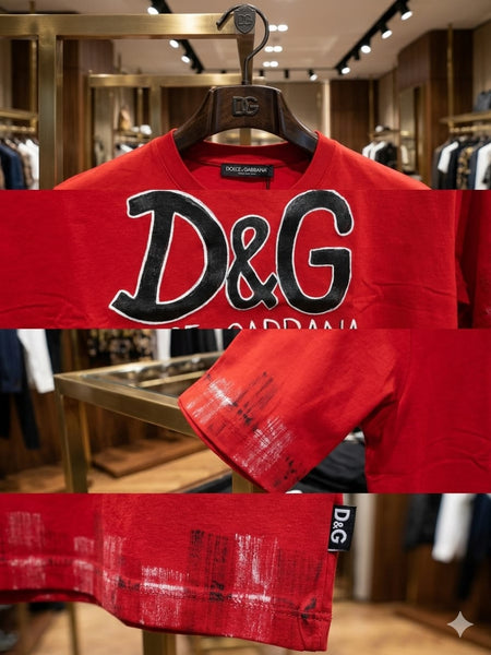 Premium Exclusive Distressed Graphic Crew-Neck T-Shirt