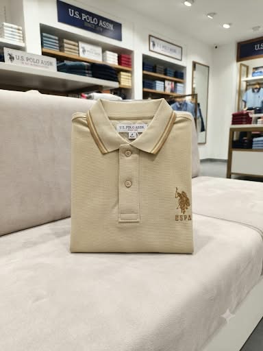 Premium Exclusive Contrast-Stripe Polo Shirt