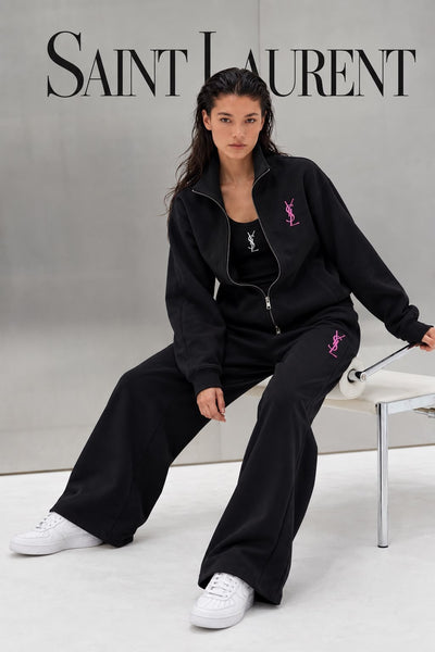 Premium Exclusive Black Zip-Up Tracksuit Set
