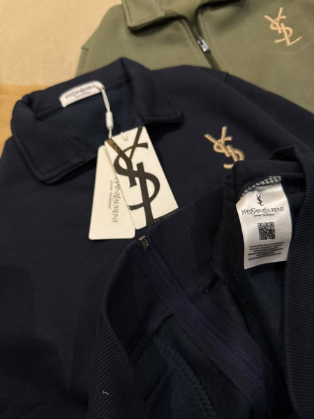 Premium Exclusive Black Zip-Up Tracksuit Set
