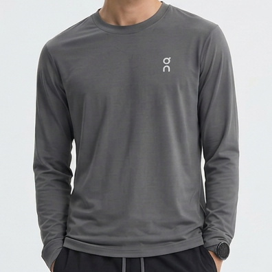 Premium Soft-Touch Long Sleeve Crew Neck Tee