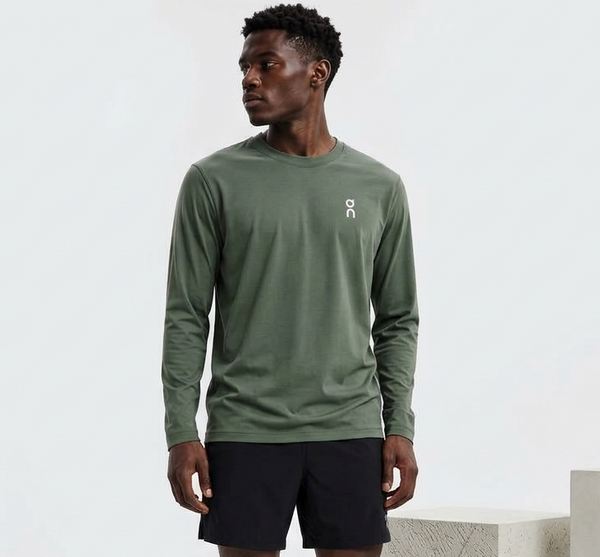 Premium Soft-Touch Long Sleeve Crew Neck Tee