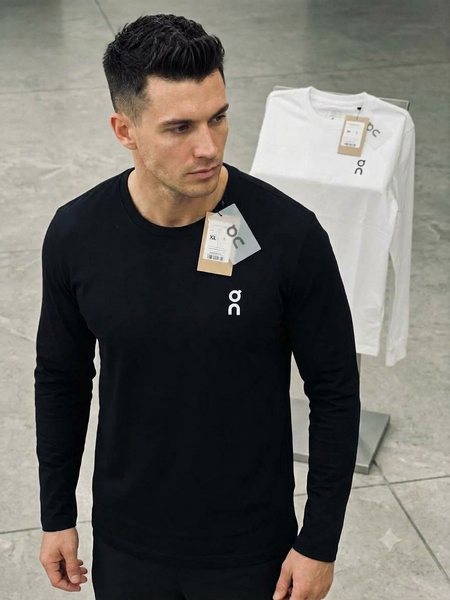 Premium Soft-Touch Long Sleeve Crew Neck Tee