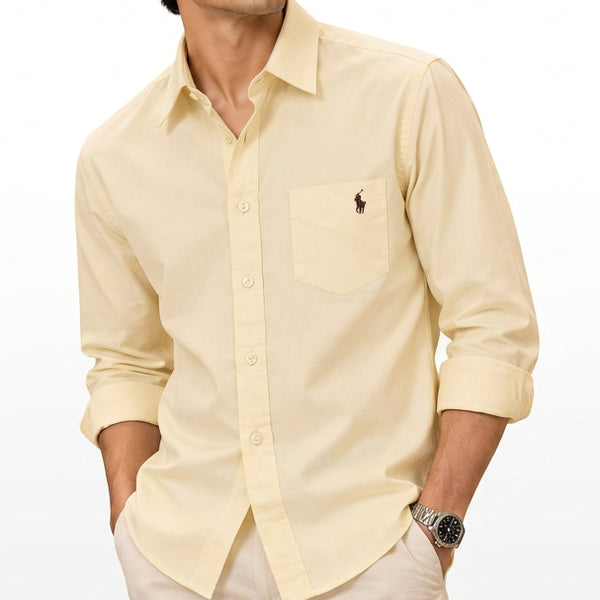 Premium Exclusive High-End Authentic Quality Soft Cream Shirt