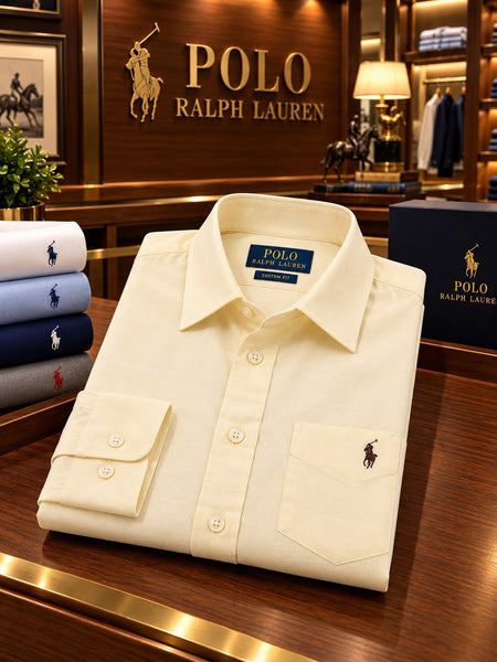 Premium Exclusive High-End Authentic Quality Soft Cream Shirt