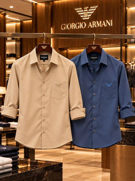 Premium Exclusive High-End Authentic Quality Soft Cream Shirt