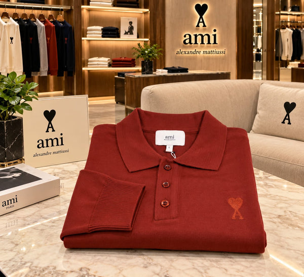 Premium Exclusive High-End Authentic Quality Knit Polo Pullover