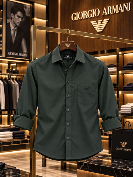 Premium Exclusive High-End Light Blue Formal Button-Down Shirt