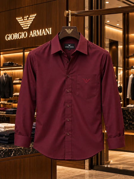 Premium Exclusive High-End Light Blue Formal Button-Down Shirt