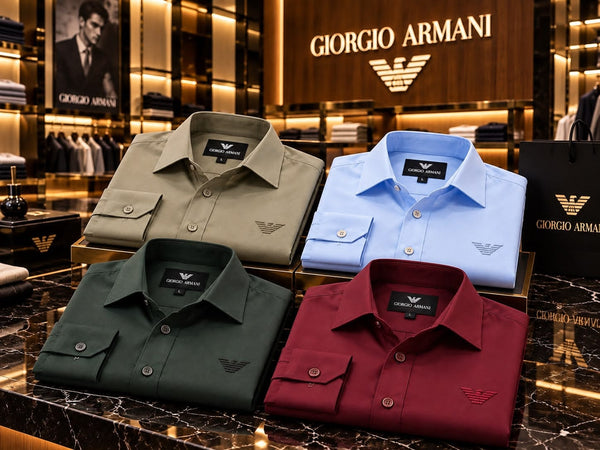 Premium Exclusive High-End Light Blue Formal Button-Down Shirt