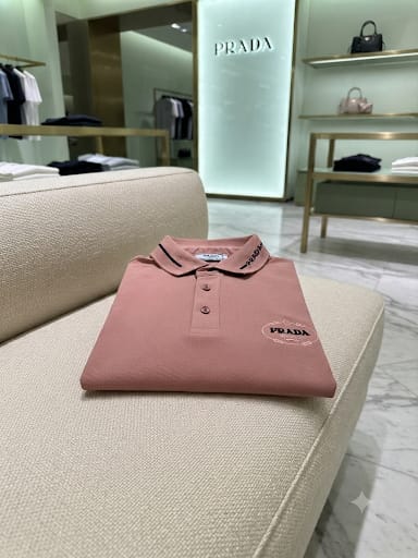 Premium Exclusive High-End Authentic Polo Tee with Contrast Collar