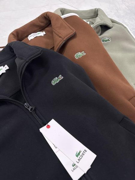 Premium Exclusive High-End Authentic Zip-Up Track Jacket with Contrast Stripes