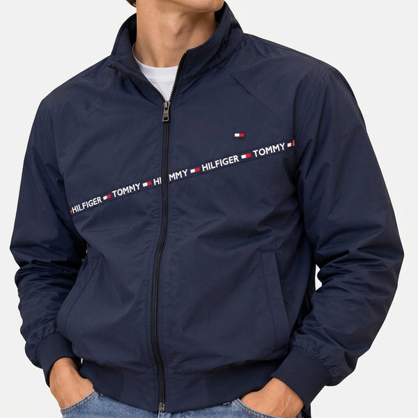 Premium Exclusive High-End Authentic Navy Lightweight Windcheater Jacket
