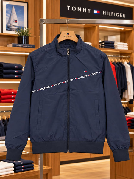 Premium Exclusive High-End Authentic Navy Lightweight Windcheater Jacket