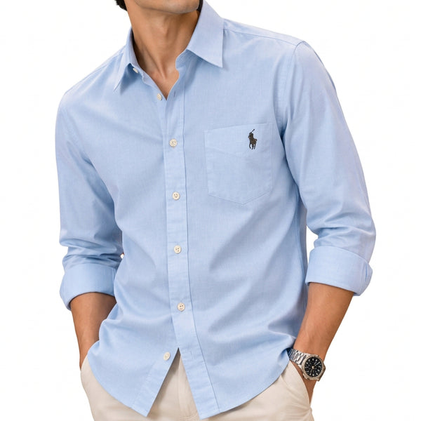 Premium Exclusive High-End Authentic Light Classic Button-Down Shirt
