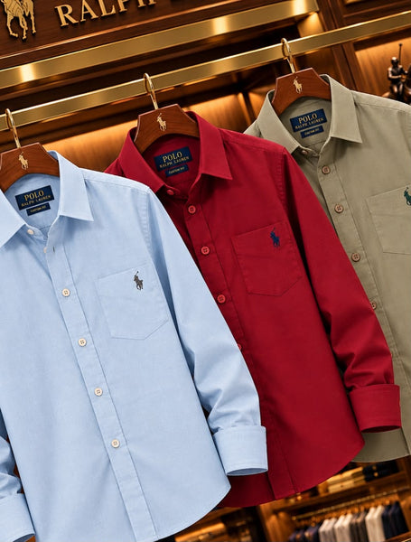 Premium Exclusive High-End Authentic Light Classic Button-Down Shirt