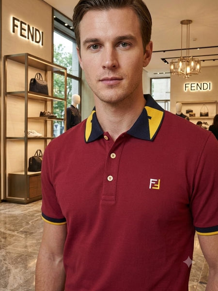 Premium Exclusive High-End Authentic Polo Tee with Contrast Trim
