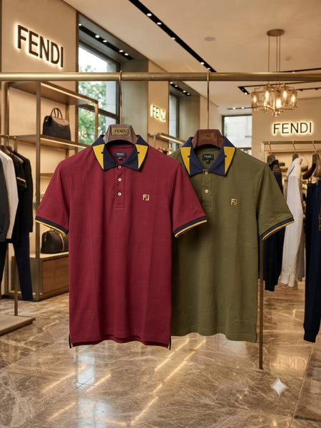 Premium Exclusive High-End Authentic Polo Tee with Contrast Trim