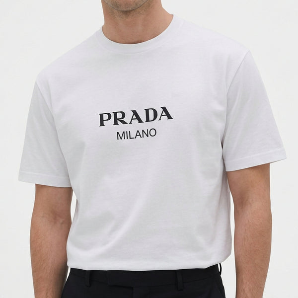 Premium Exclusive High-End Authentic Crew-Neck T-Shirt with Classic Print