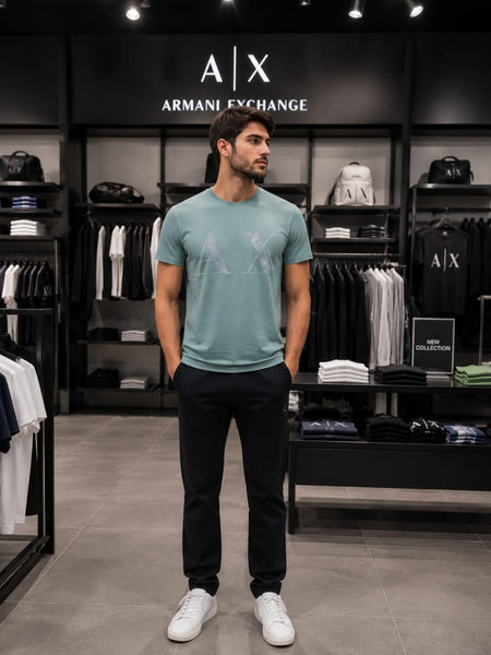 Premium Exclusive High-End Authentic Crew-Neck T-Shirt with Bold Lettering