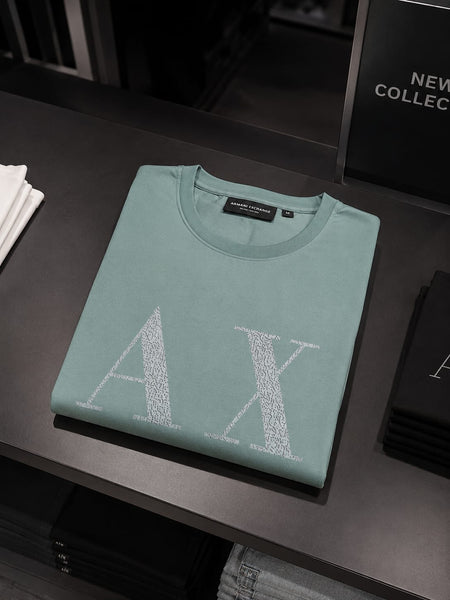 Premium Exclusive High-End Authentic Crew-Neck T-Shirt with Bold Lettering