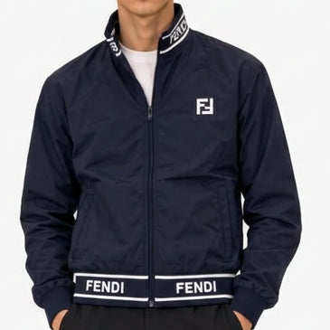 Premium Exclusive High-End Authentic Navy Lightweight Windcheater Jacket