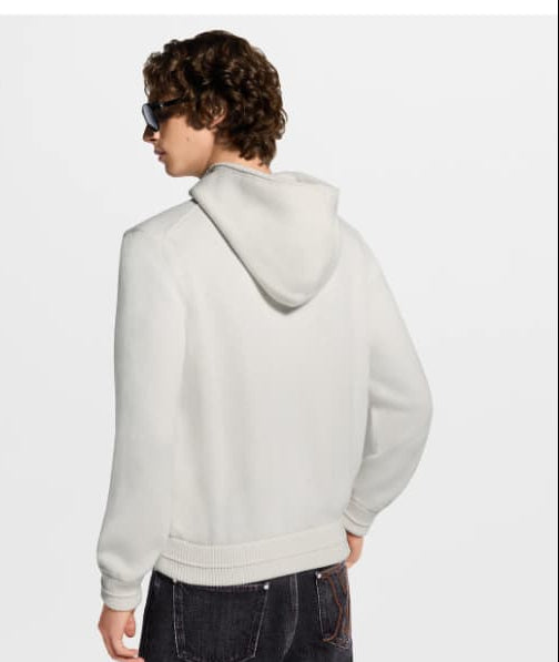 Premium White Hooded Sweatshirt for Men – Stylish & Comfortable Pullover