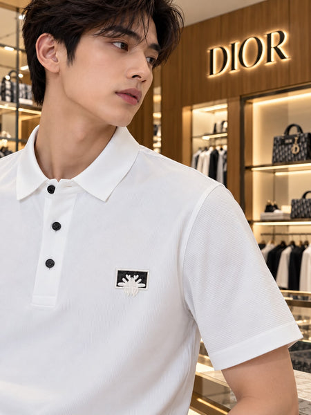 Branded Signature Logo-Plaque  Slim Fit Polo Tee