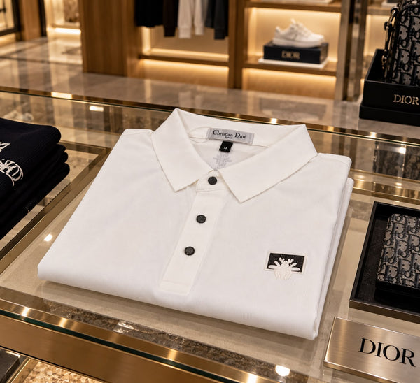 Branded Signature Logo-Plaque  Slim Fit Polo Tee
