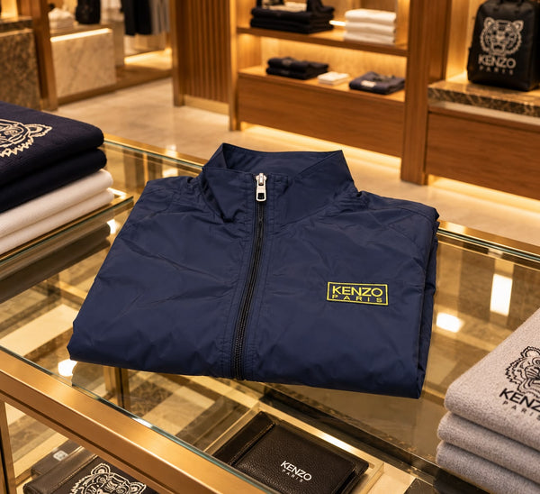 Premium Classic Navy Lightweight Windcheater