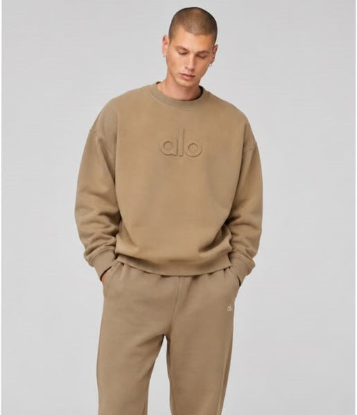Premium Minimalist Black Crewneck Pullover