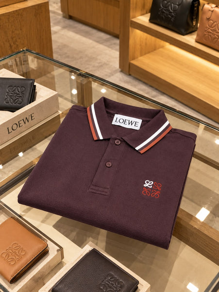 Premium Exclusive High-End Quality Authentic Soft Textured Burgundy Polo Tee Shirt for Men