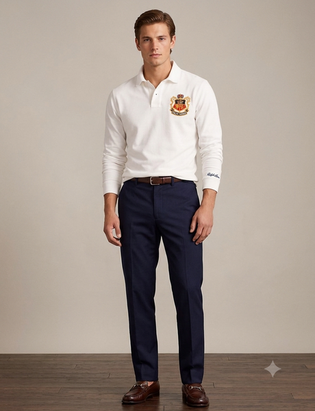 Premium Exclusive High-End Quality Soft Full Sleeve Polo T-Shirt for Men