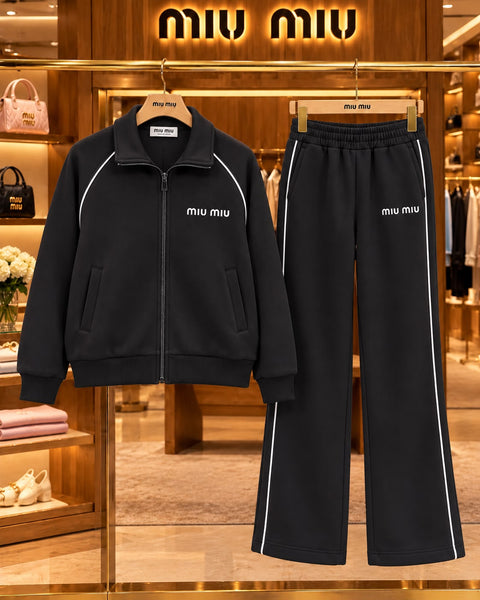 Premium Exclusive High-End Quality Soft Ladies Winter Tracksuit Set for Women