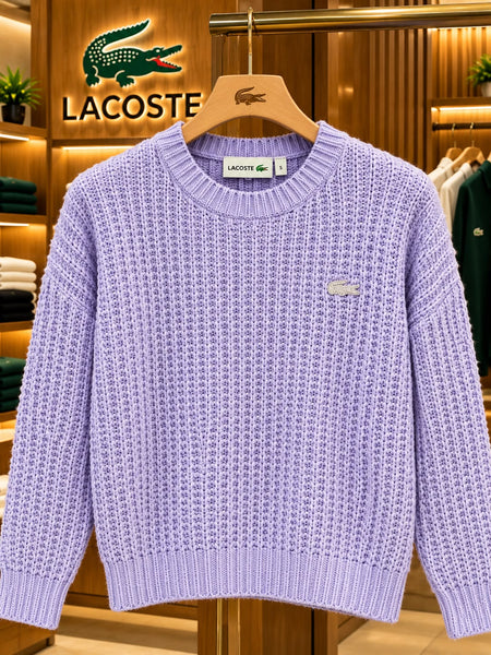 Premium Exclusive High-End Quality Soft Knit Lavender Ladies Pullover Sweater for Women