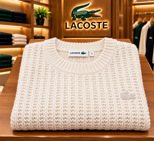 Premium Exclusive High-End Quality Soft Knit Cream Ladies Pullover Sweater for Women