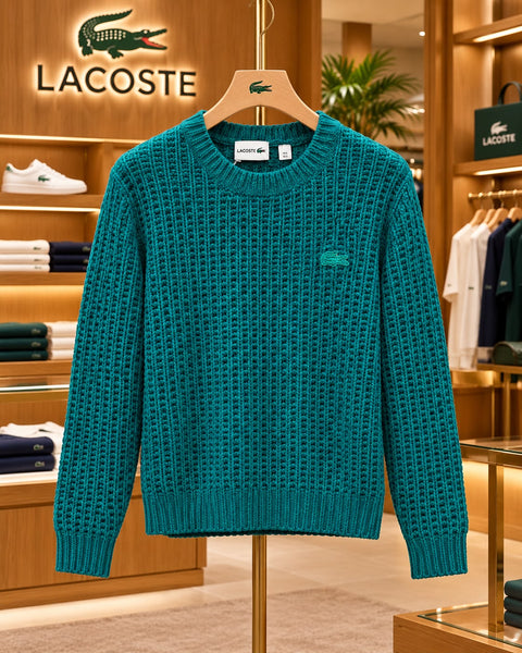 Premium Exclusive High-End Quality Soft Knit Teal Ladies Pullover Sweater for Women