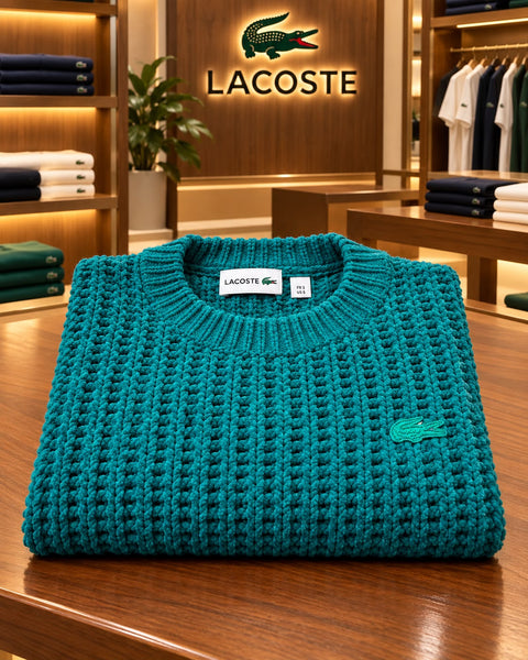 Premium Exclusive High-End Quality Soft Knit Teal Ladies Pullover Sweater for Women
