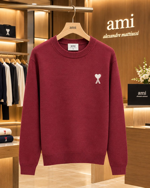 Women’s Premium Crew Neck Sweater – Elegant Full-Sleeve Pullover