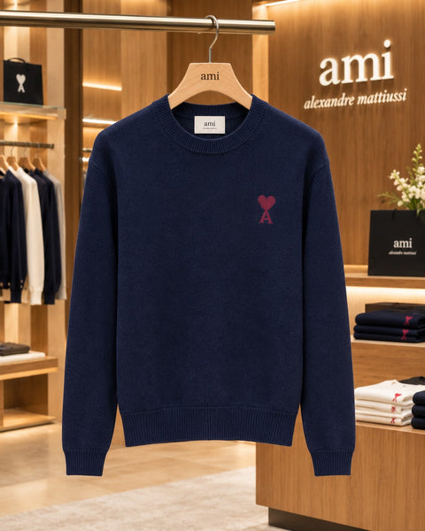 Women’s Premium Crew Neck Sweater – Elegant Full-Sleeve Pullover