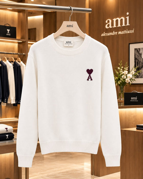 Women’s Premium Crew Neck Sweater – Elegant Full-Sleeve Pullover