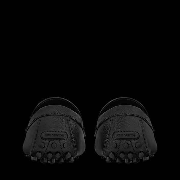 Premium Exclusive High-End Quality Authentic Soft Black Leather Driving Loafer Shoes for Men